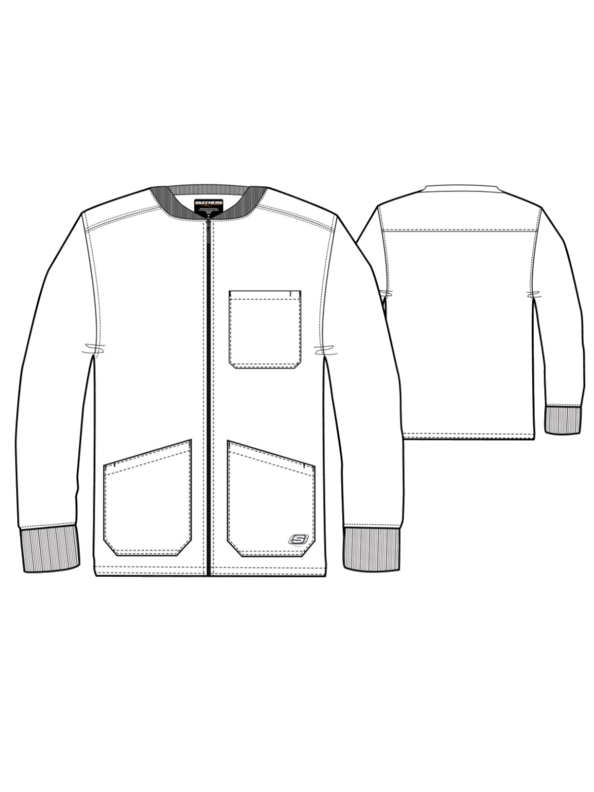 Men's Warm-Up Jacket - SK0408 - New Royal