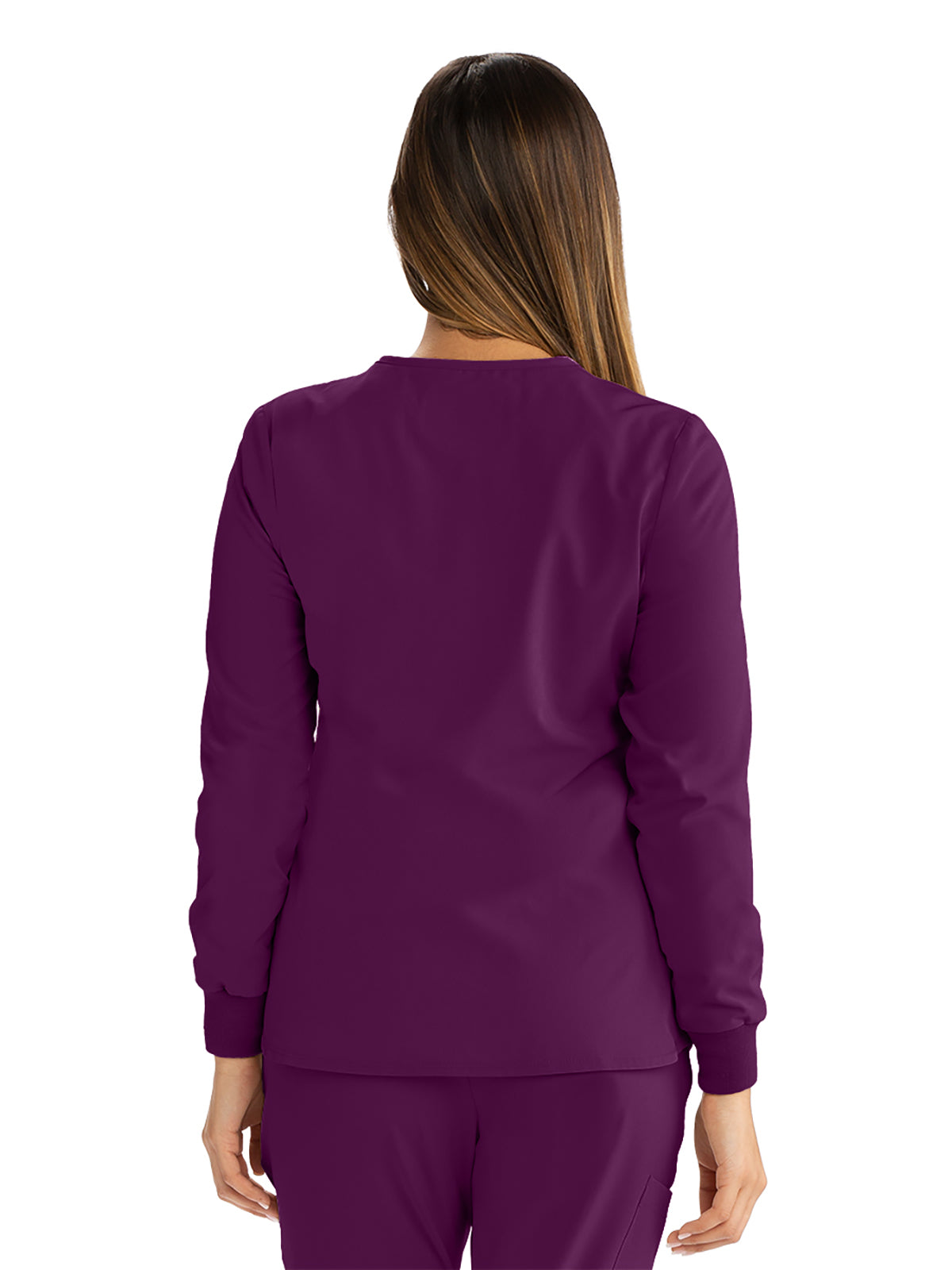Women's 2-Pocket Jacket - SK401 - Wine