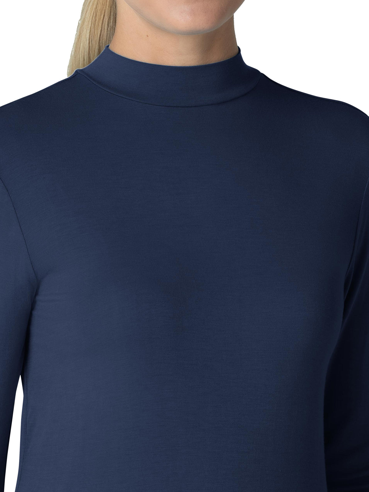 Women's Notch Neck Tunic - 2129 - Navy
