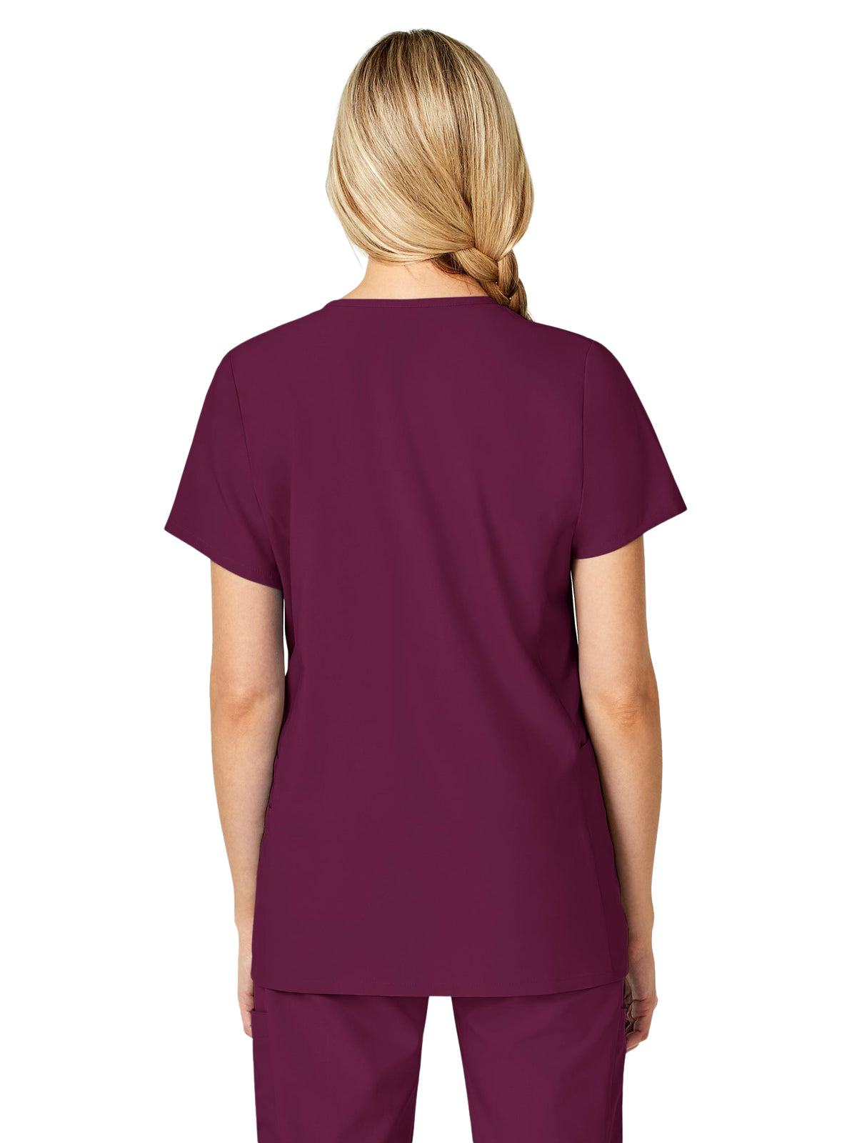 Women's Five-Pocket Maternity Top - 4555 - Wine