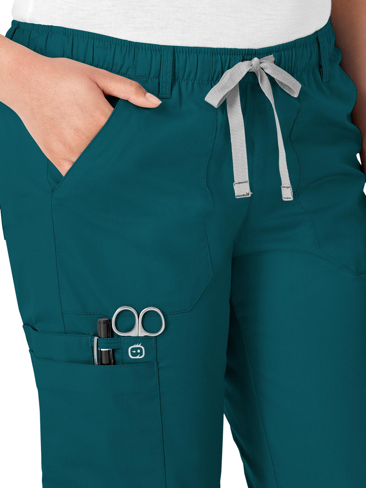Women's Six-Pocket Straight Leg Pant - 504 - Caribbean
