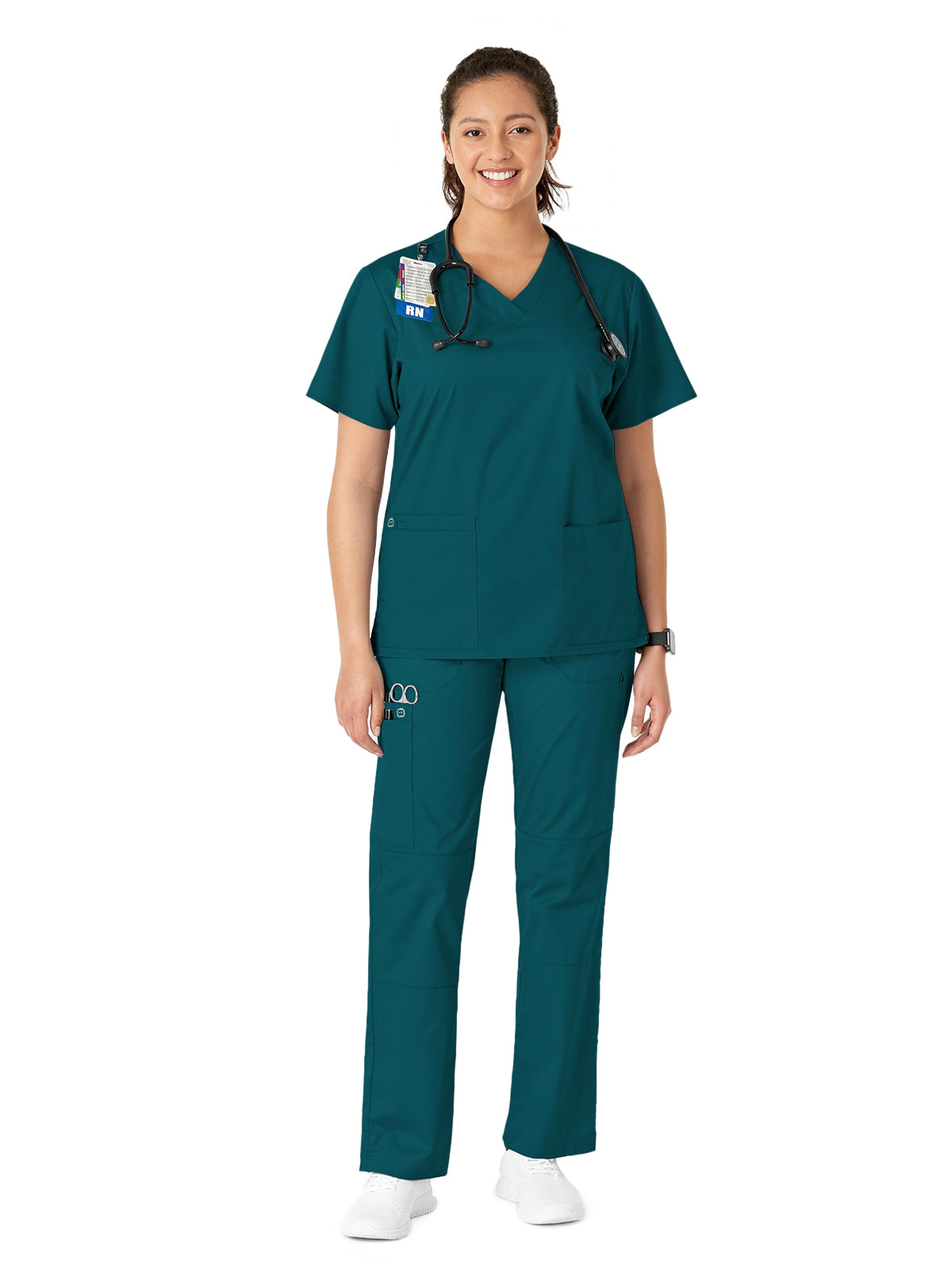 Women's Six-Pocket Straight Leg Pant - 504 - Caribbean