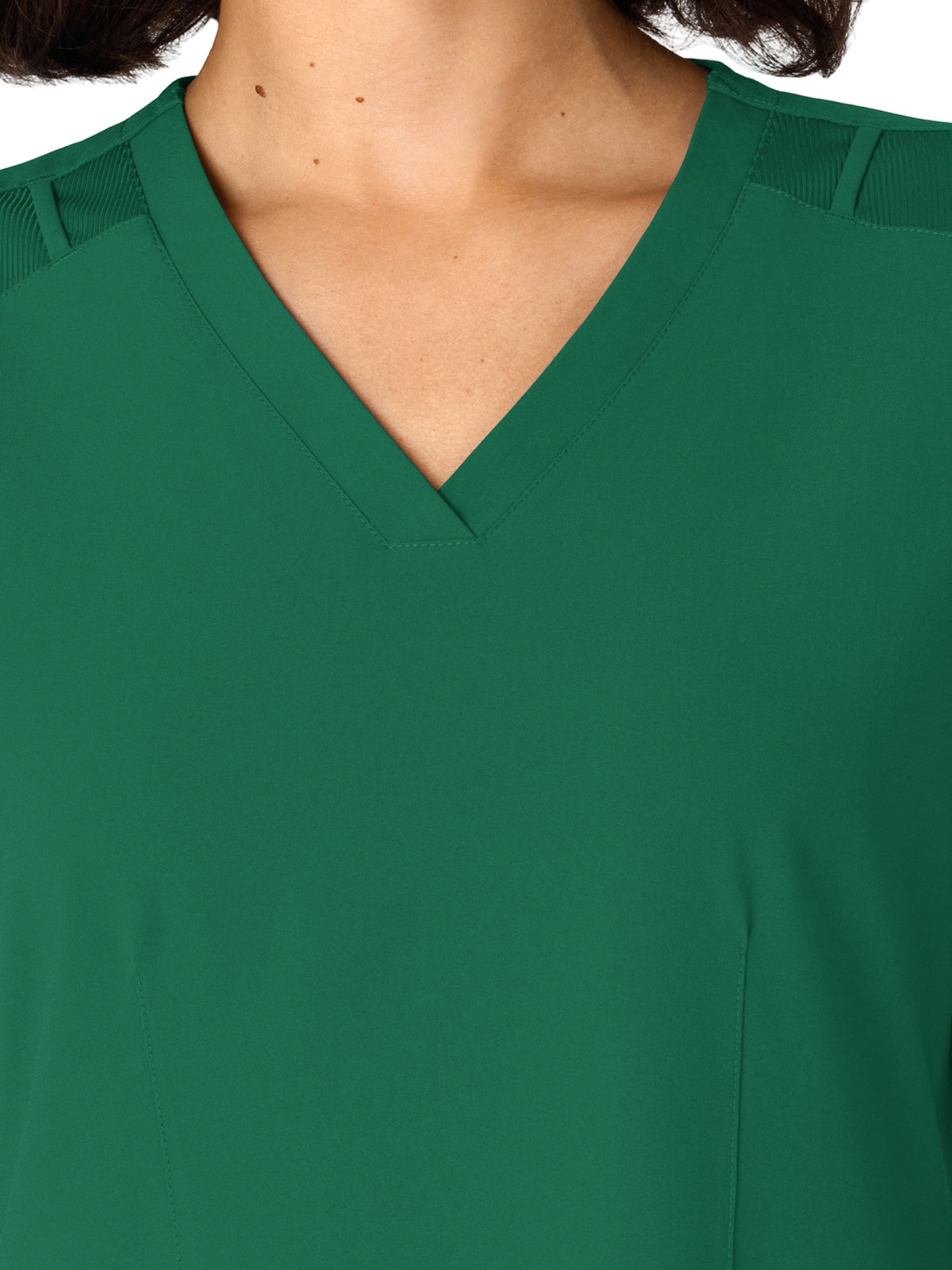 Women's Flex-n-Reach Side Panel V-Neck Top - 6145 - Hunter