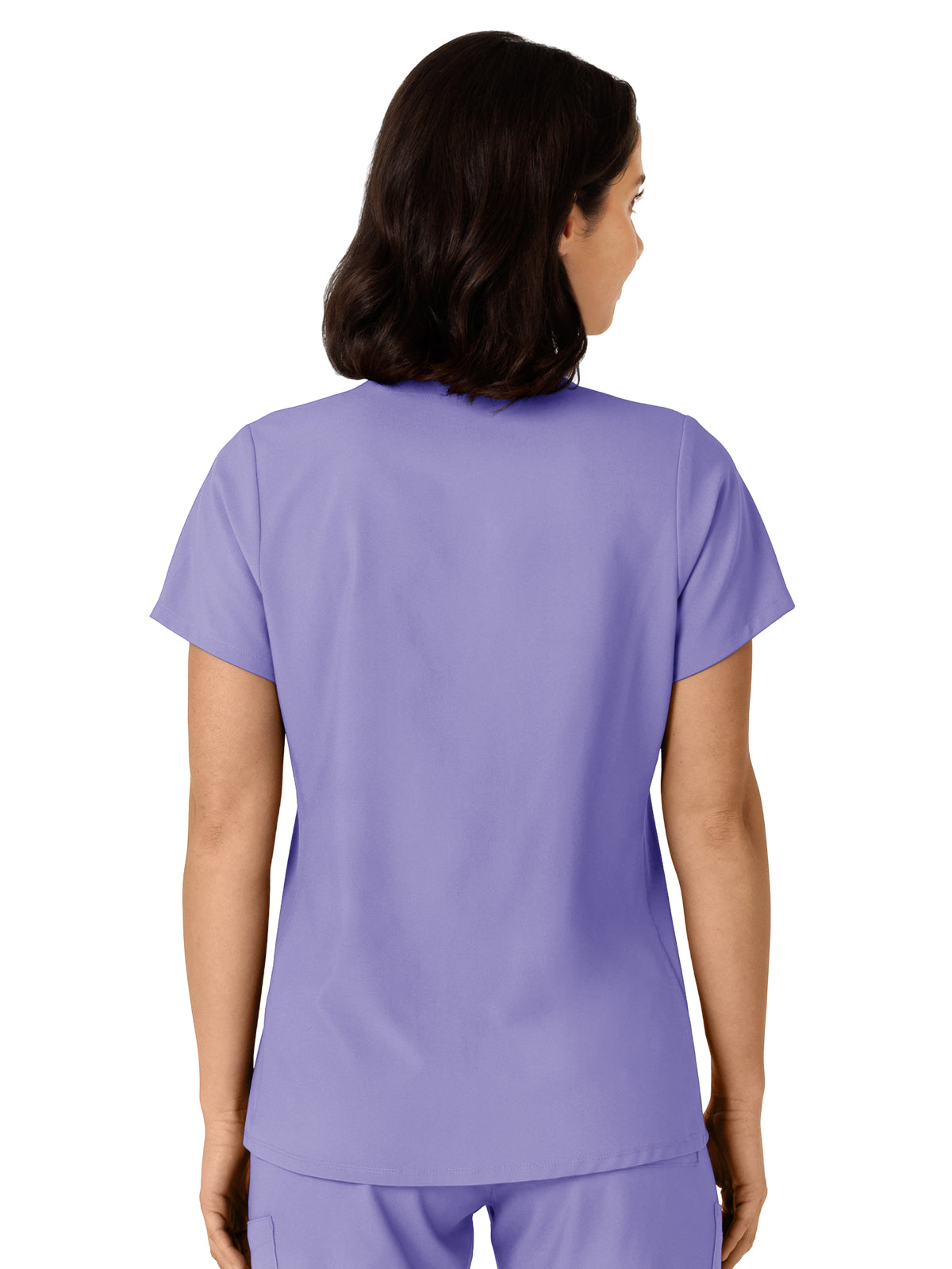 Women's Flex-n-Reach Side Panel V-Neck Top - 6145 - Iris Purple