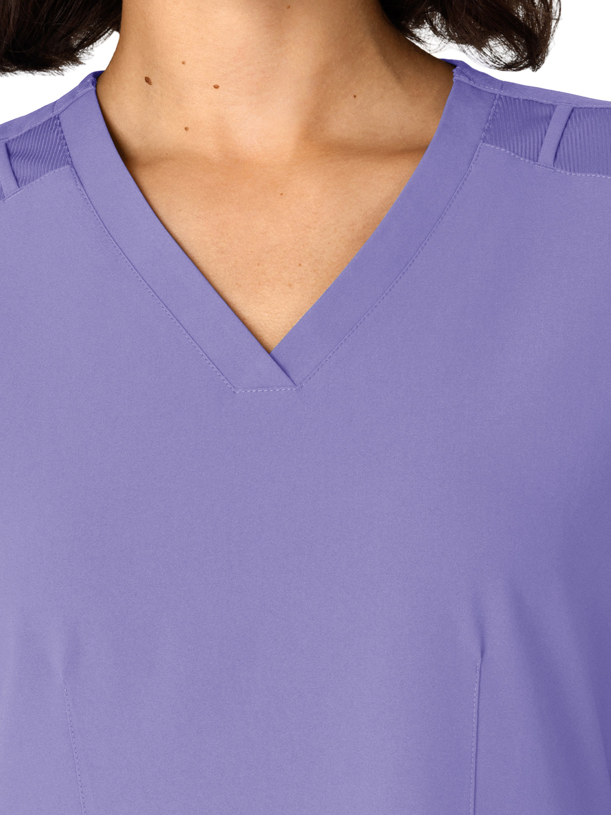 Women's Flex-n-Reach Side Panel V-Neck Top - 6145 - Iris Purple