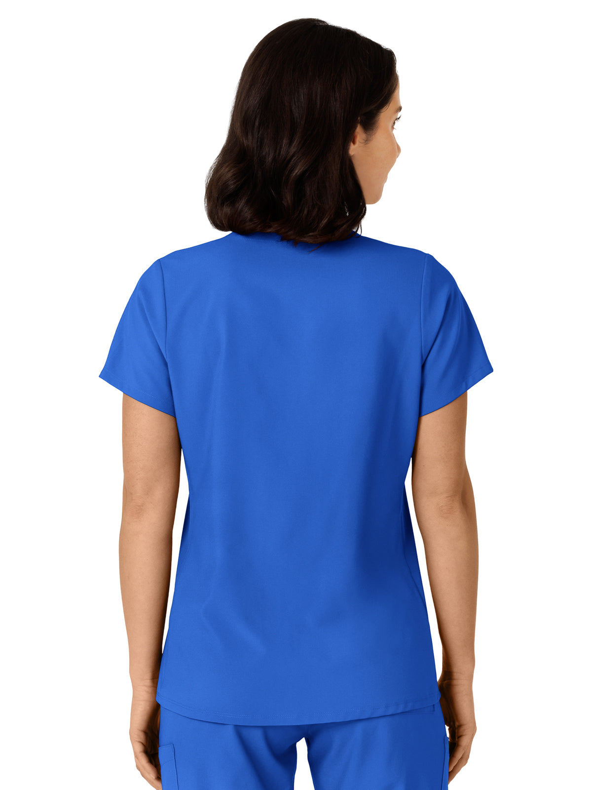 Women's Flex-n-Reach Side Panel V-Neck Top - 6145 - Royal