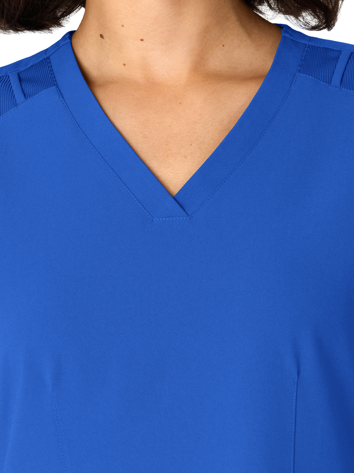 Women's Flex-n-Reach Side Panel V-Neck Top - 6145 - Royal