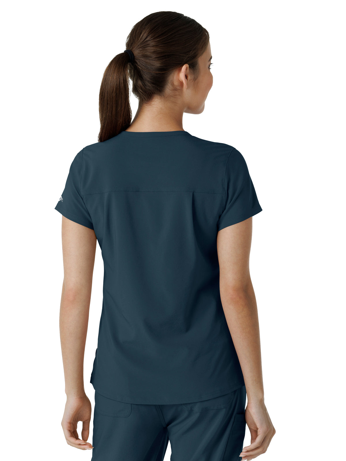 Women's One-Pocket Tuck-In Top - C13410 - Navy Blue