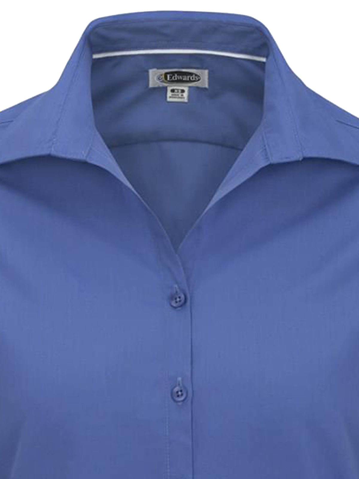 Women's Long Sleeve Lightweight Poplin Shirt - 5295 - French Blue
