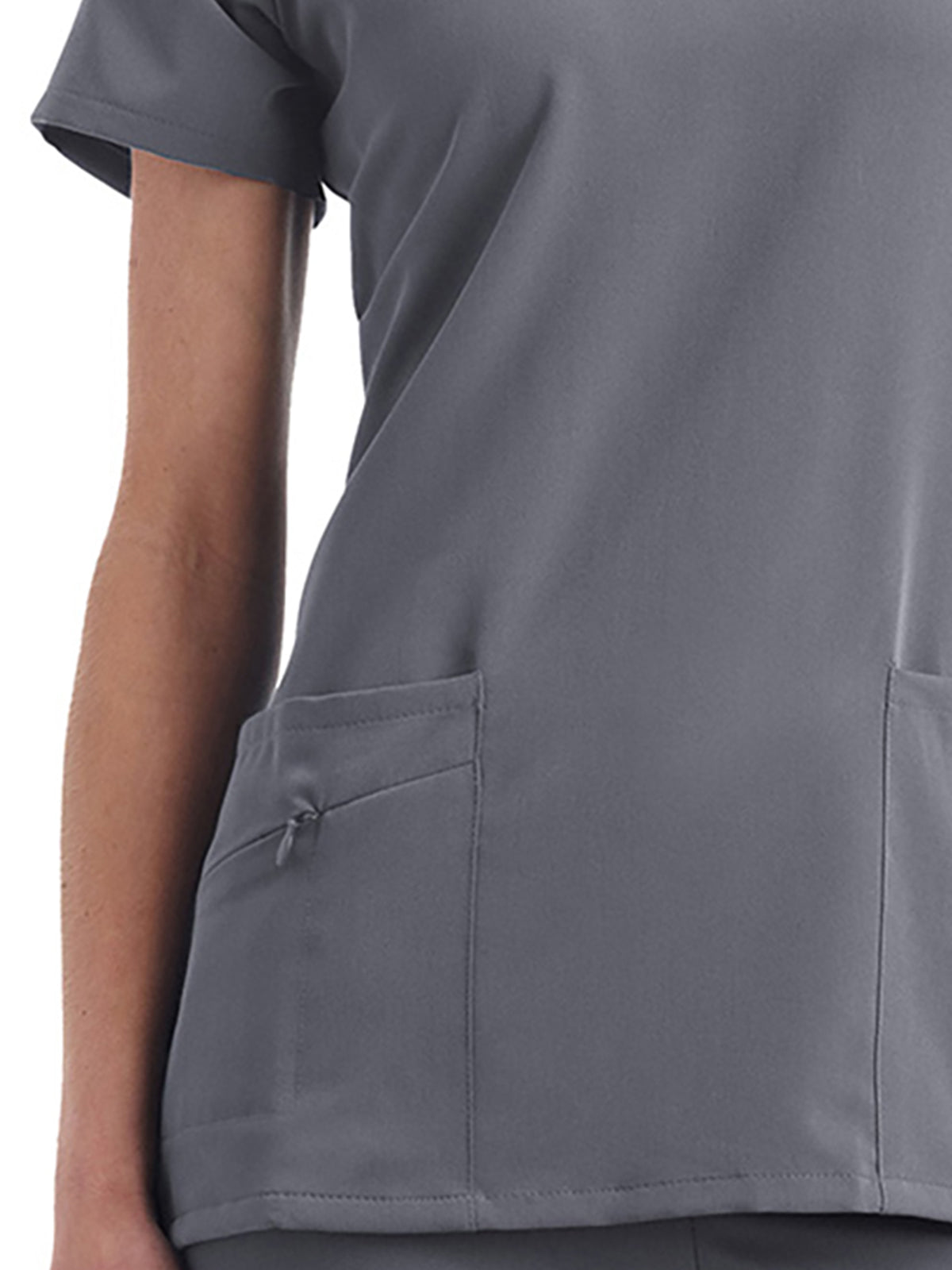 Women's 2-Pocket Top - 2206 - Pewter