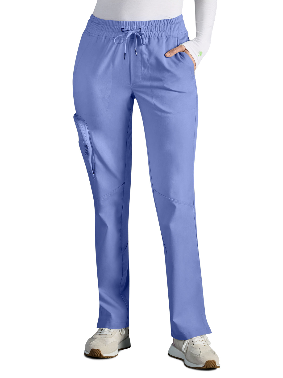 Women's Veronica Drawstring Straight Leg Pant - 004A - Dciel