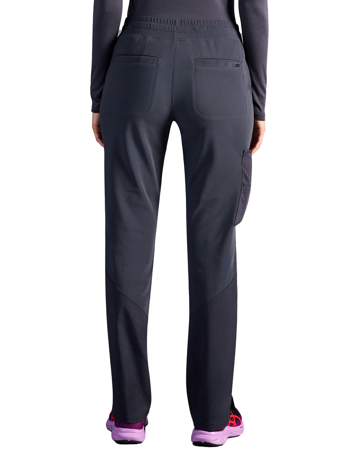 Women's Veronica Drawstring Straight Leg Pant - 004A - DPewter