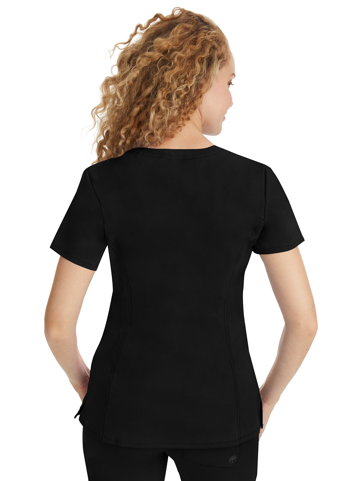 Women's 3-Pocket Jasmin Ribbon Trim Top - 2278 - Black