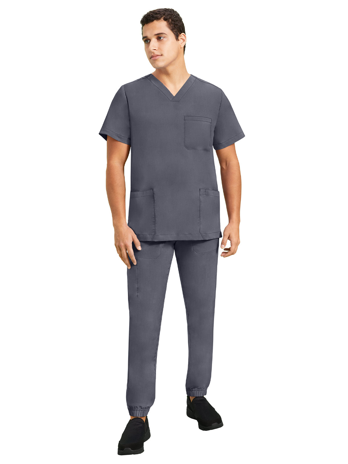 Men's 3-Pocket Jake Utility Snap Tab Top - 2331 - Pewter