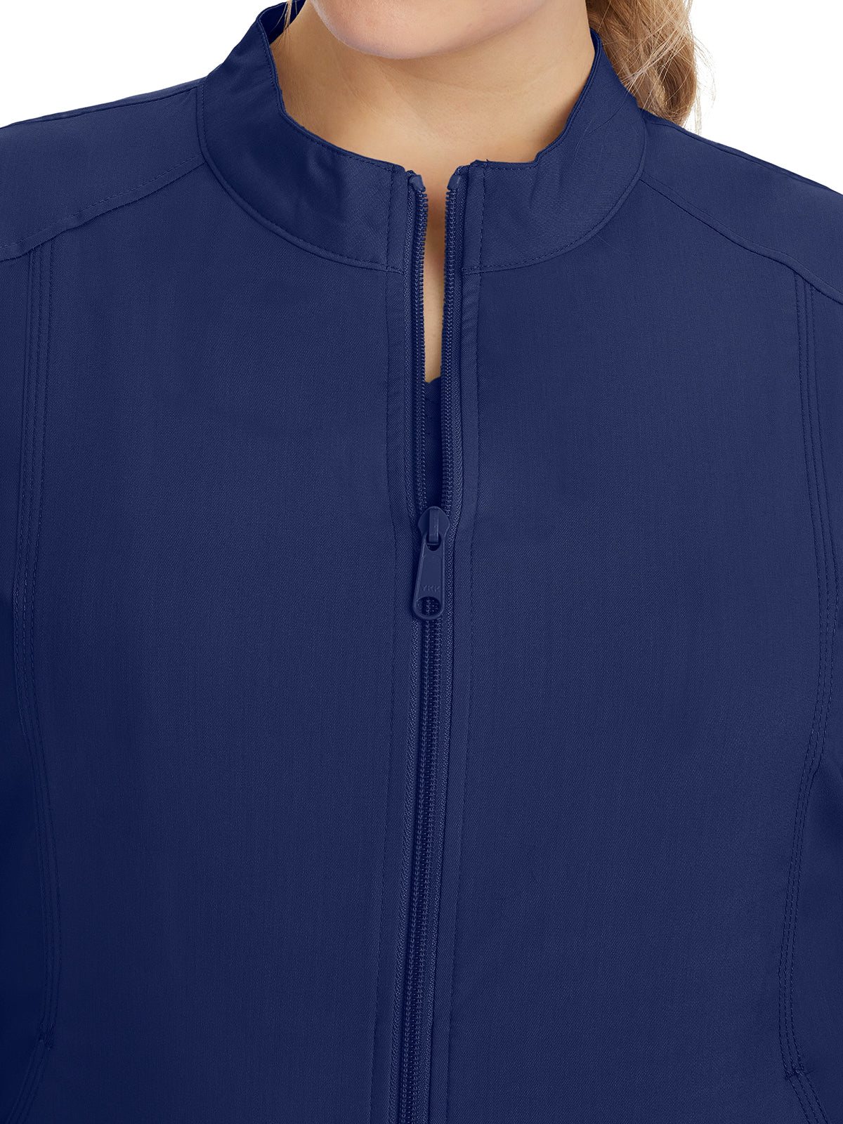 Women's 2-Pocket Dakota Mandarin Collar Jacket - 5038 - Navy