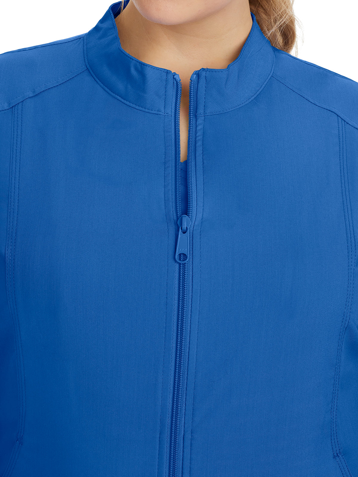 Women's 2-Pocket Dakota Mandarin Collar Jacket - 5038 - Royal