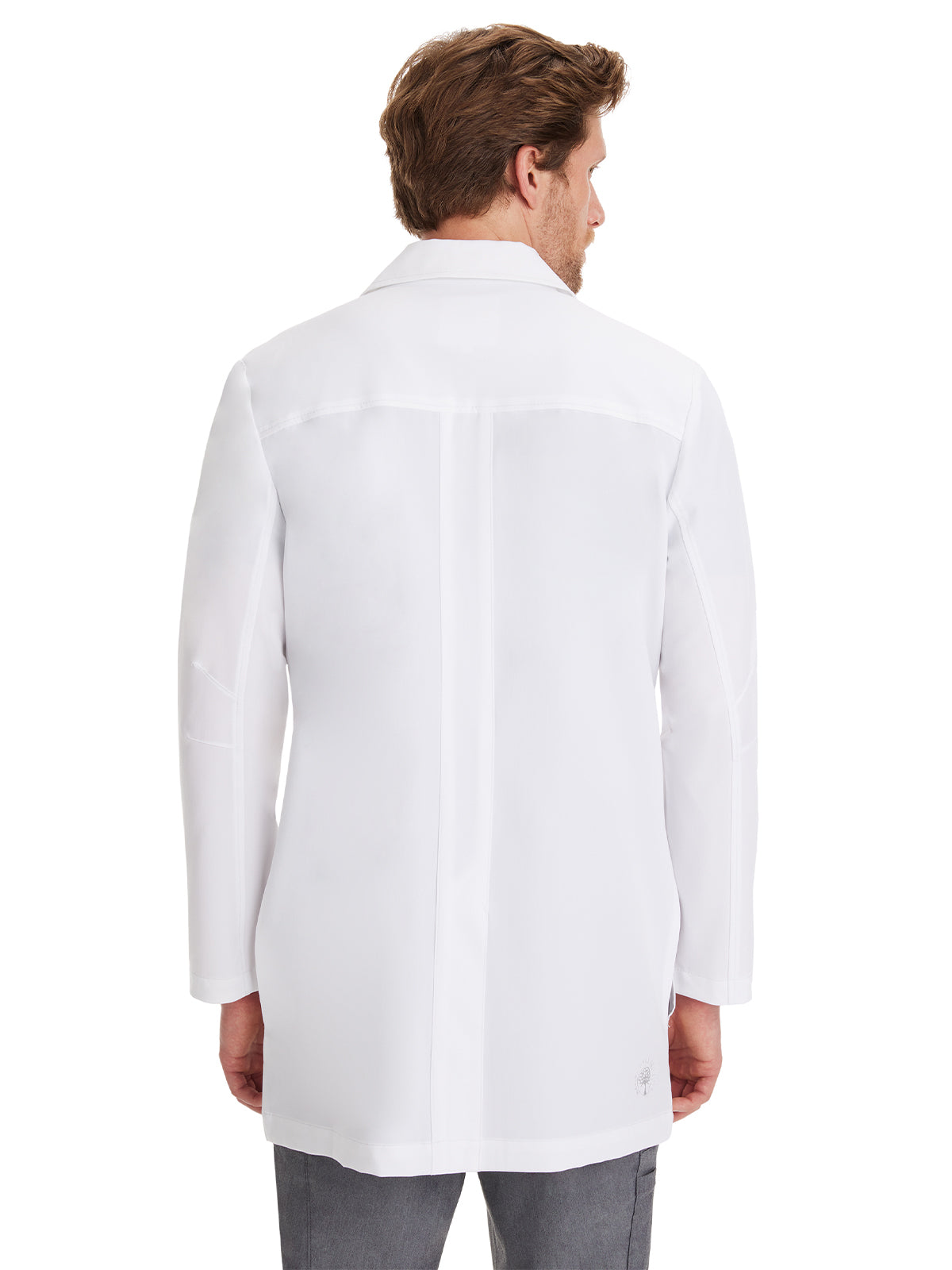 Men's Five-Pocket 35.5" Logan Lab Coat - 5100 - White
