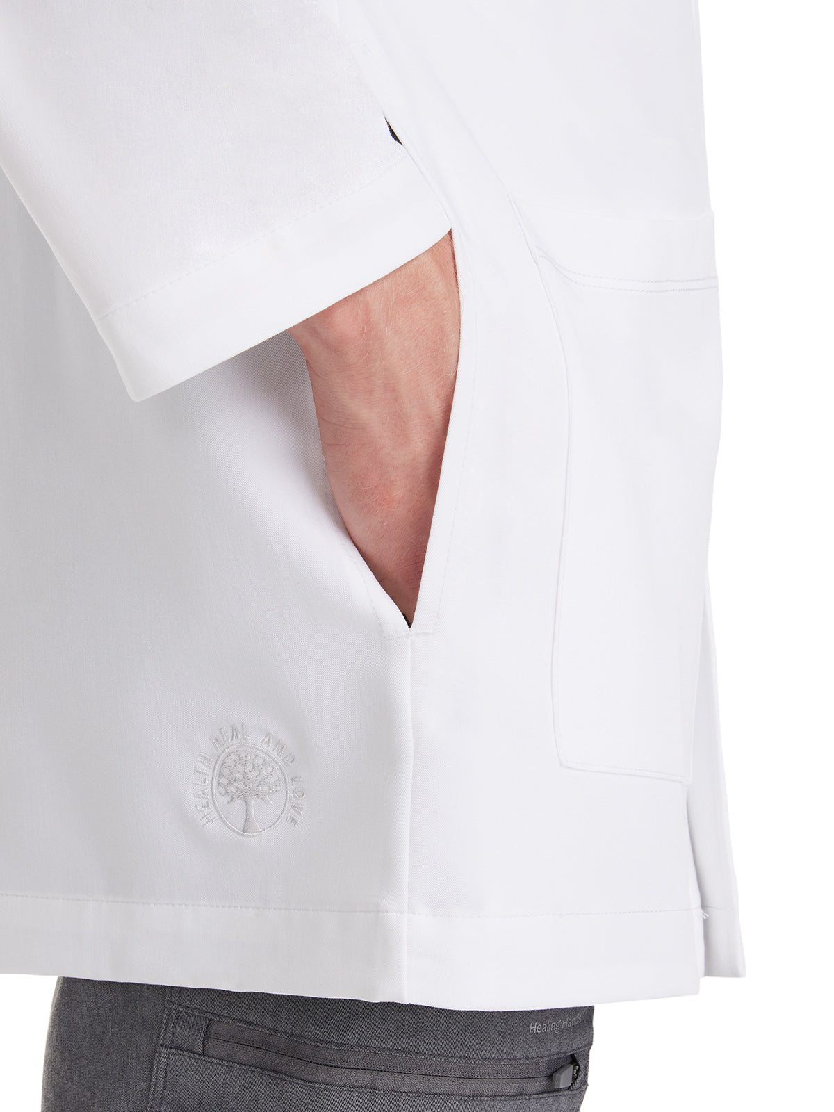 Men's Five-Pocket 35.5" Logan Lab Coat - 5100 - White