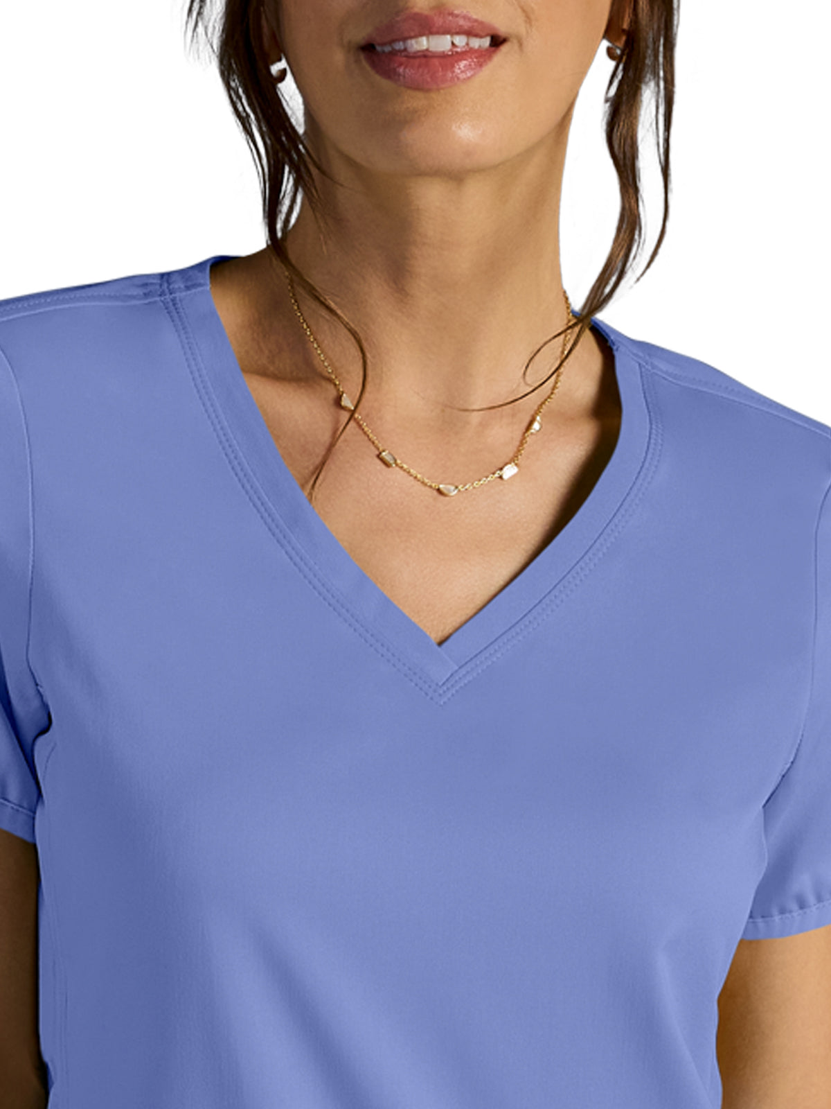 Women's Vivian V-Neck Top - 604A - Dciel