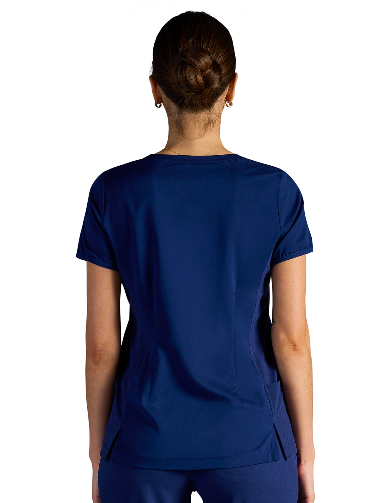 Women's Vivian V-Neck Top - 604A - DNavy