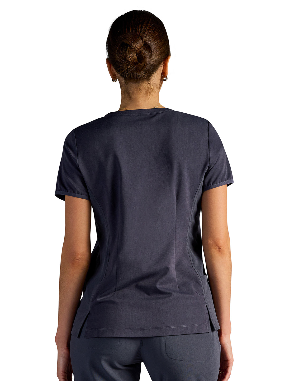 Women's Vivian V-Neck Top - 604A - DPewter