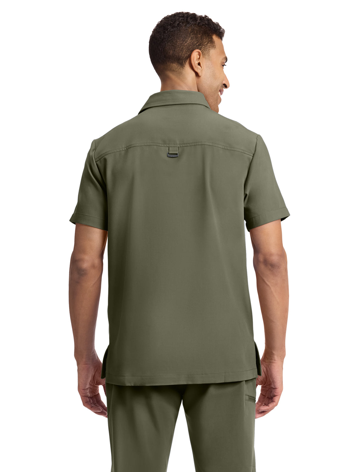 Men's 3-Pocket Polo Collar Top - 759 - Olive