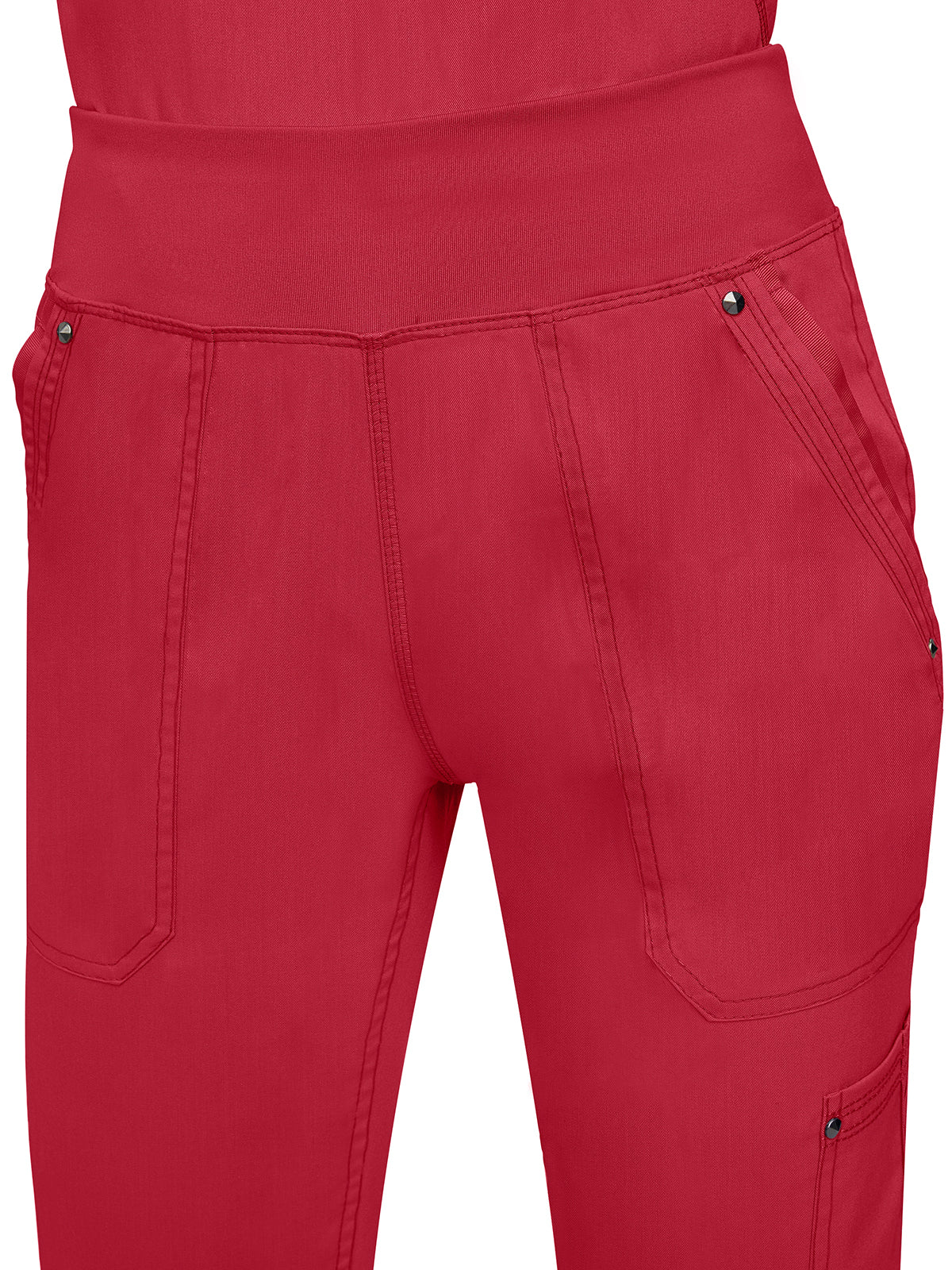 Women's 5-Pocket Tori Yoga Waistband Pant - 9133 - Red