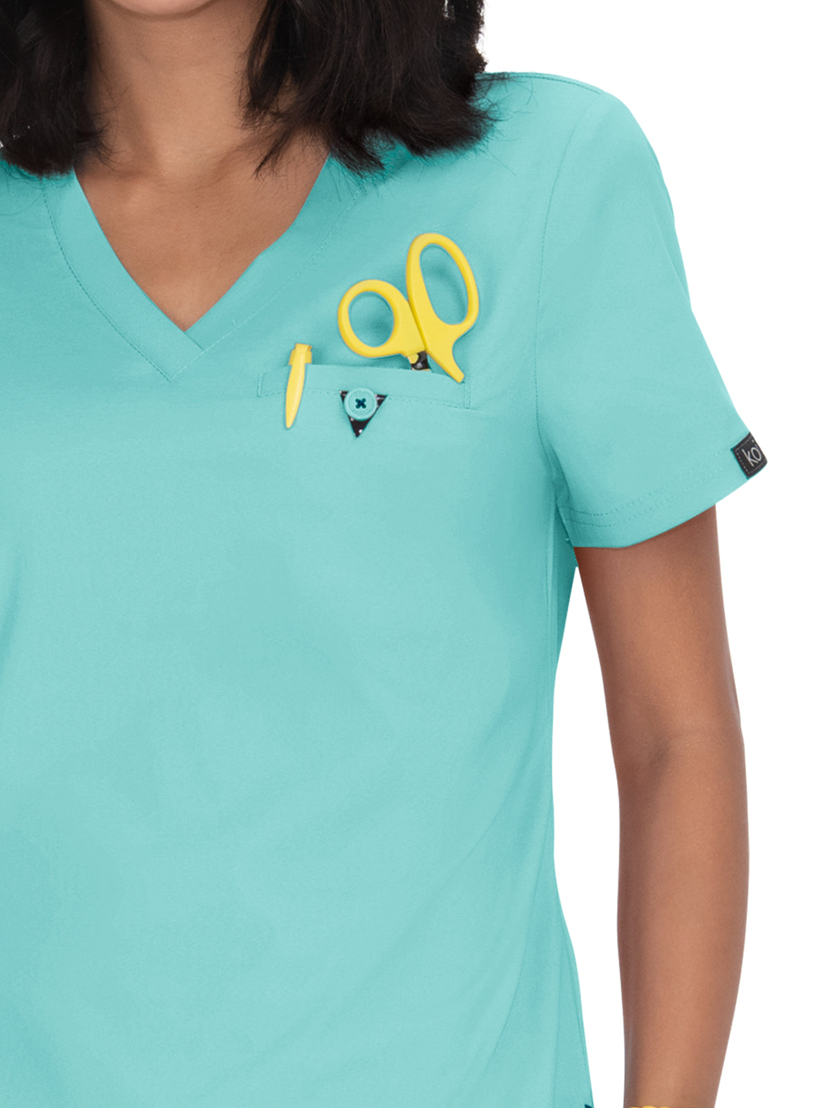 Women's 1-Pocket Tuck-In Kade Top - 1011 - Fresh Mint