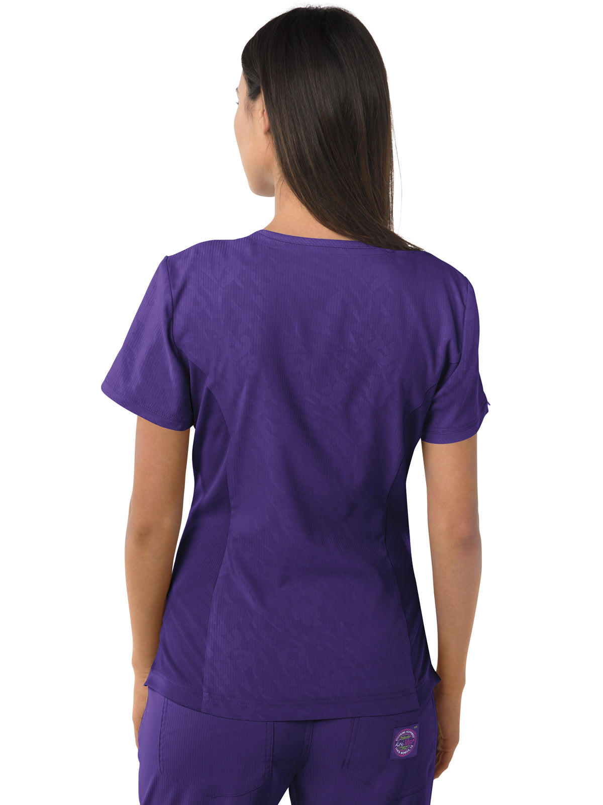 Women's 3-Pocket Mock-Wrap Philosophy Top - 316 - Grape