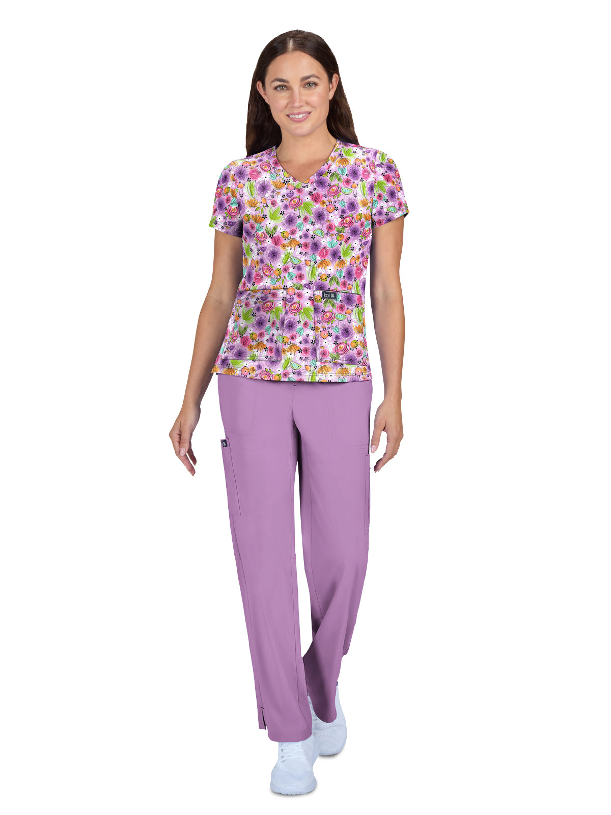 Women's Athletic-Inspired, Breathable Mesh Leslie Top - 384PR - Birdie