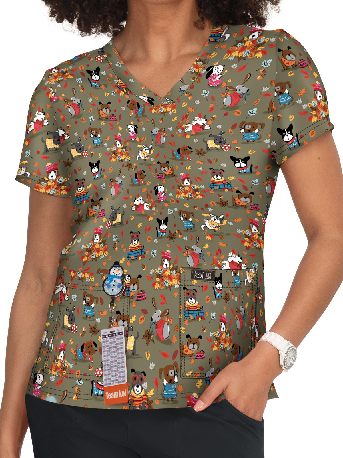 Women's Athletic-Inspired, Breathable Mesh Leslie Top - 384PR - Cozy Pooches