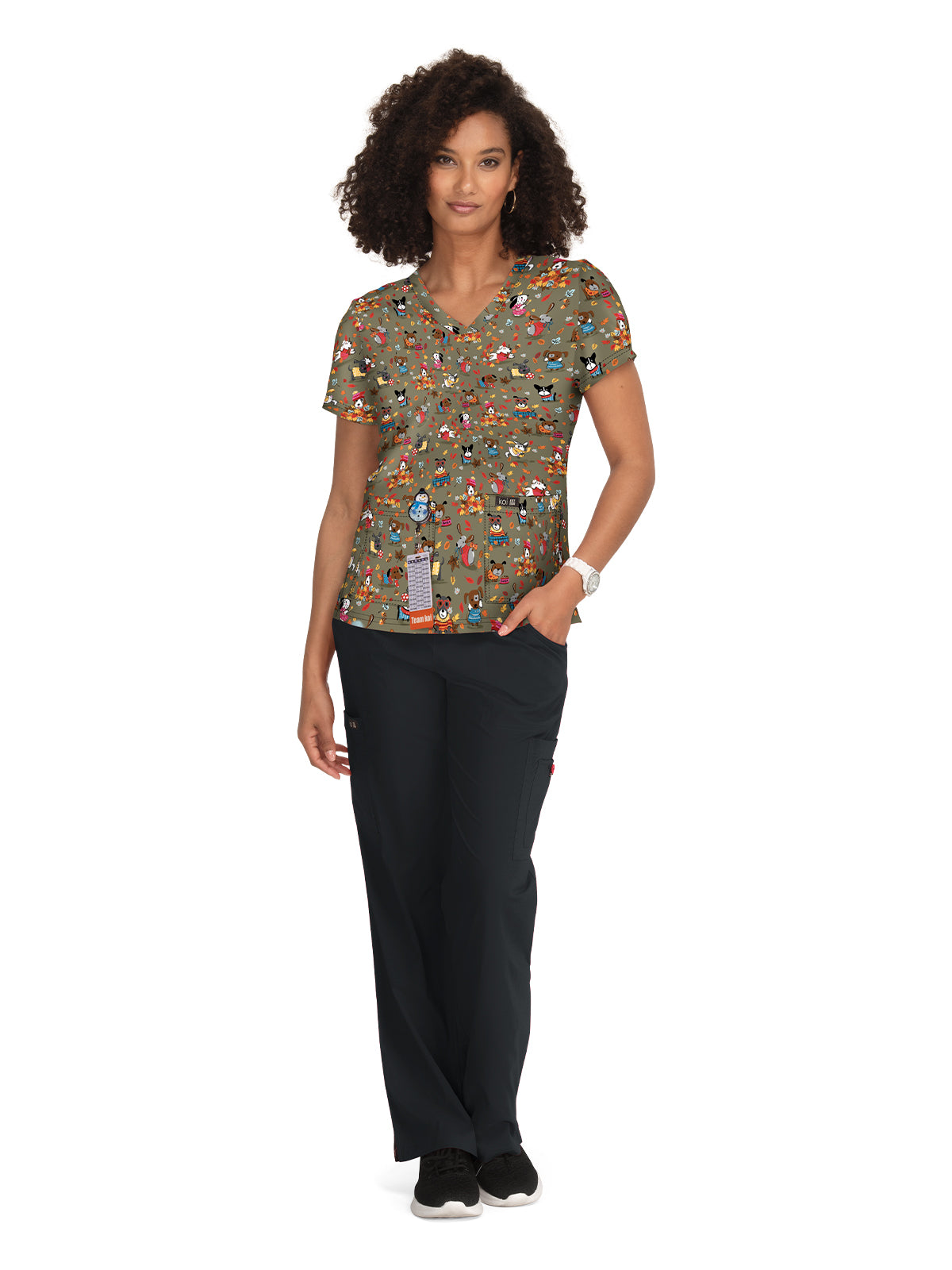 Women's Athletic-Inspired, Breathable Mesh Leslie Top - 384PR - Cozy Pooches