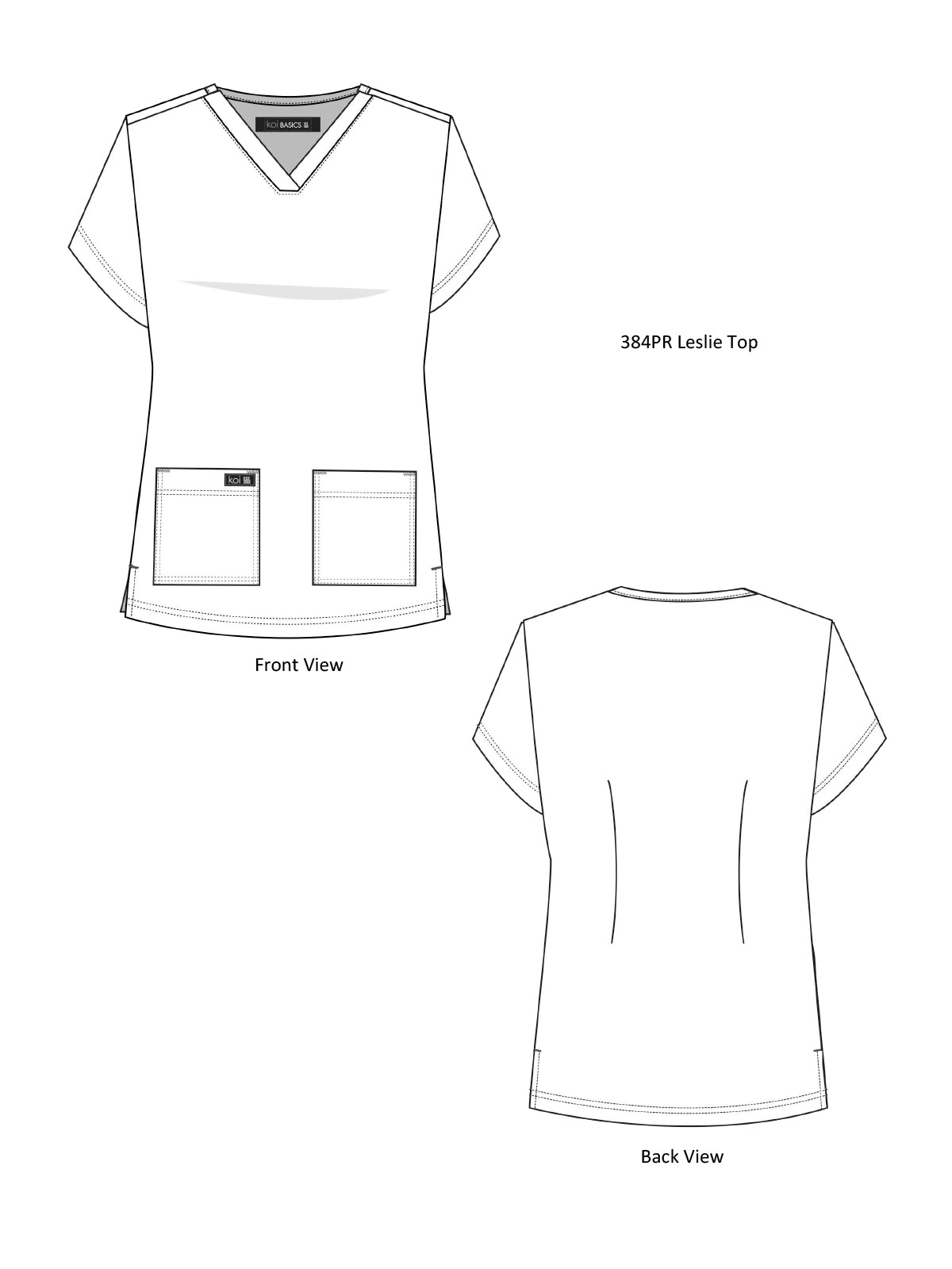 Women's Athletic-Inspired, Breathable Mesh Leslie Top - 384PR - Otters