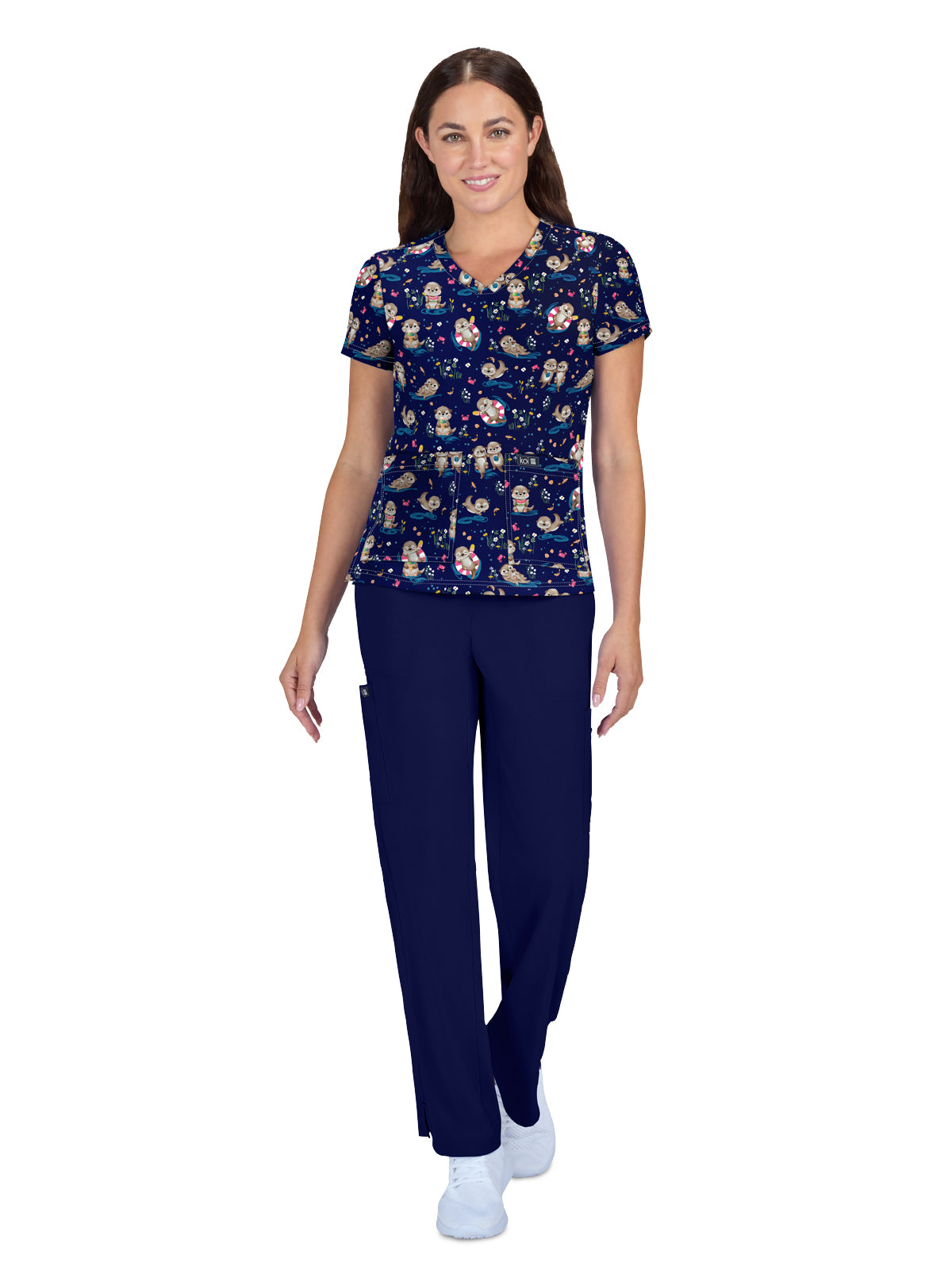 Women's Athletic-Inspired, Breathable Mesh Leslie Top - 384PR - Otters