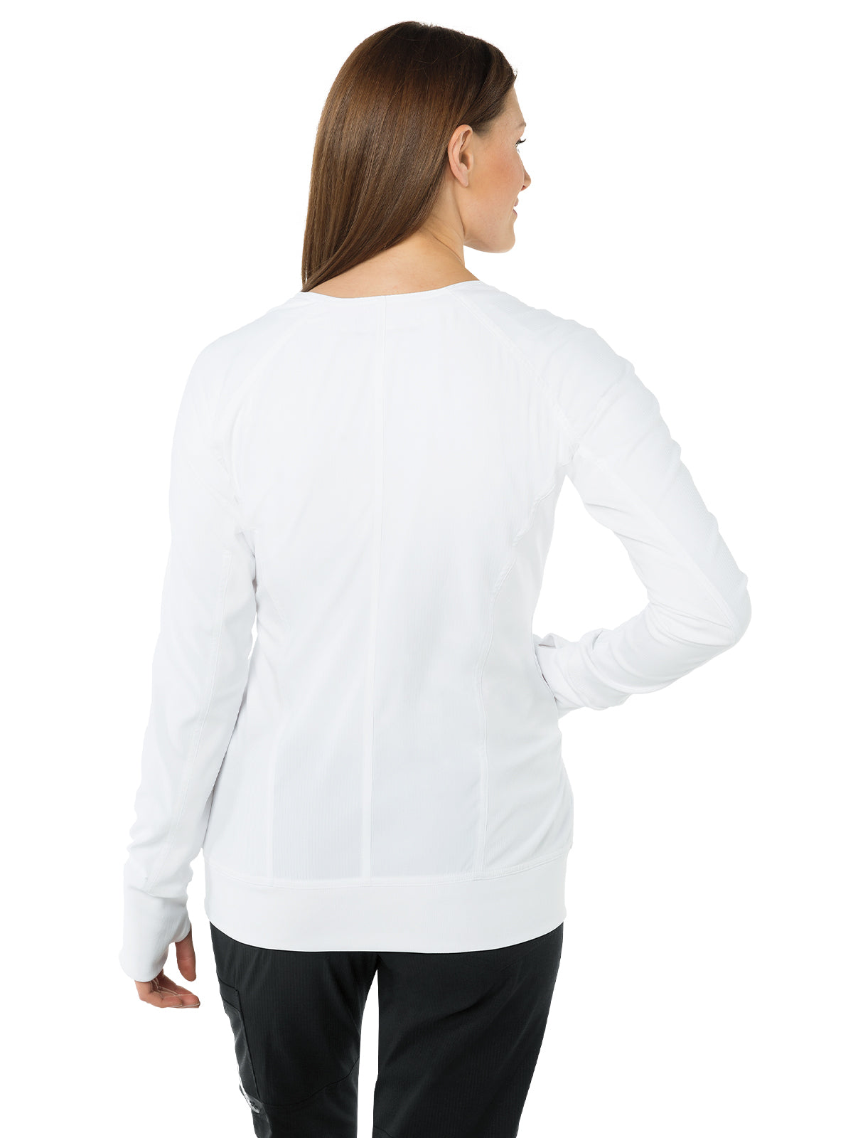 Women's 3-Pocket 2-Way Zipper Clarity Jacket - 445 - White