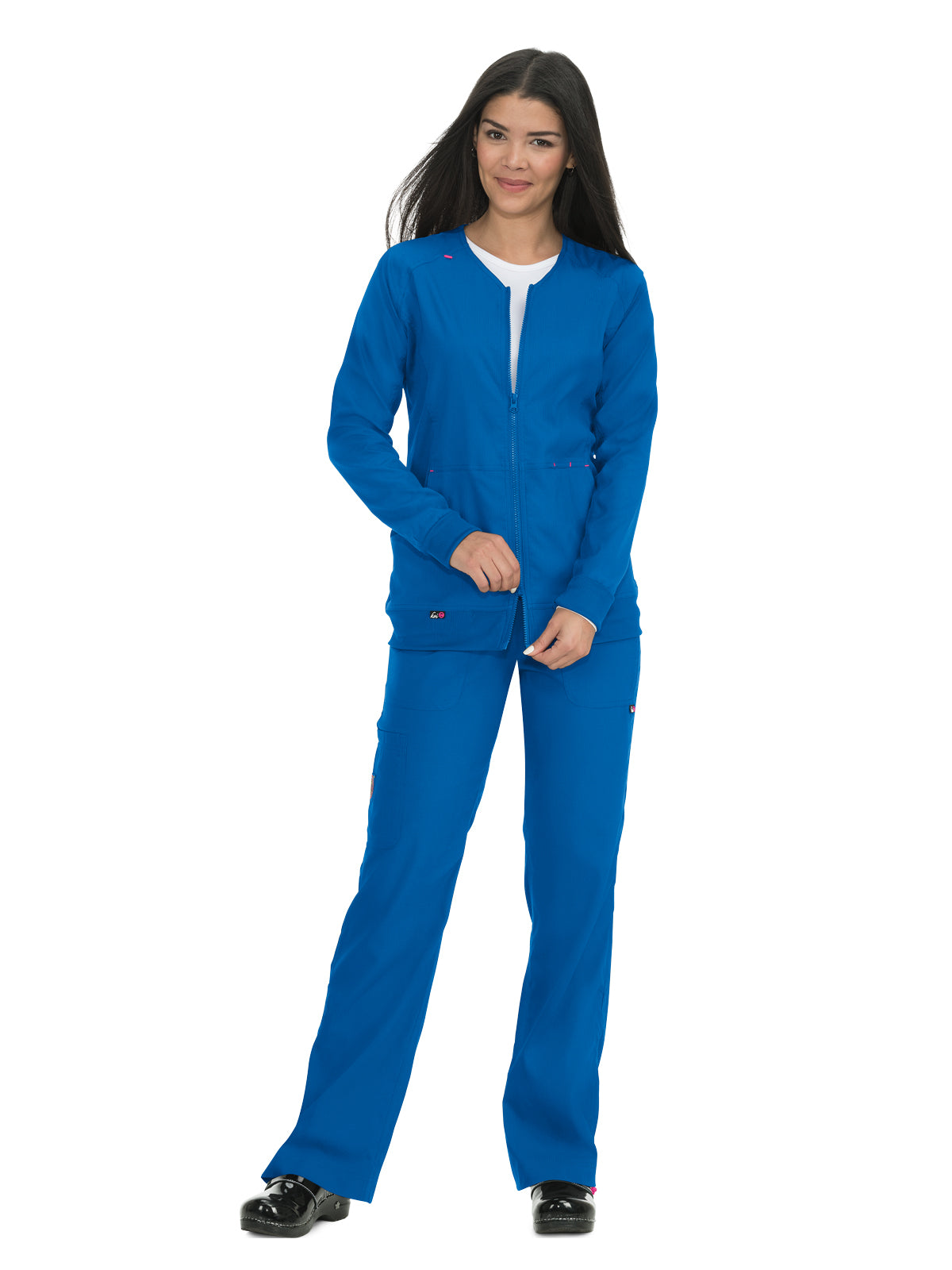 Women's 3-Pocket 2-Way Zipper Clarity Jacket - 445 - Royal Blue
