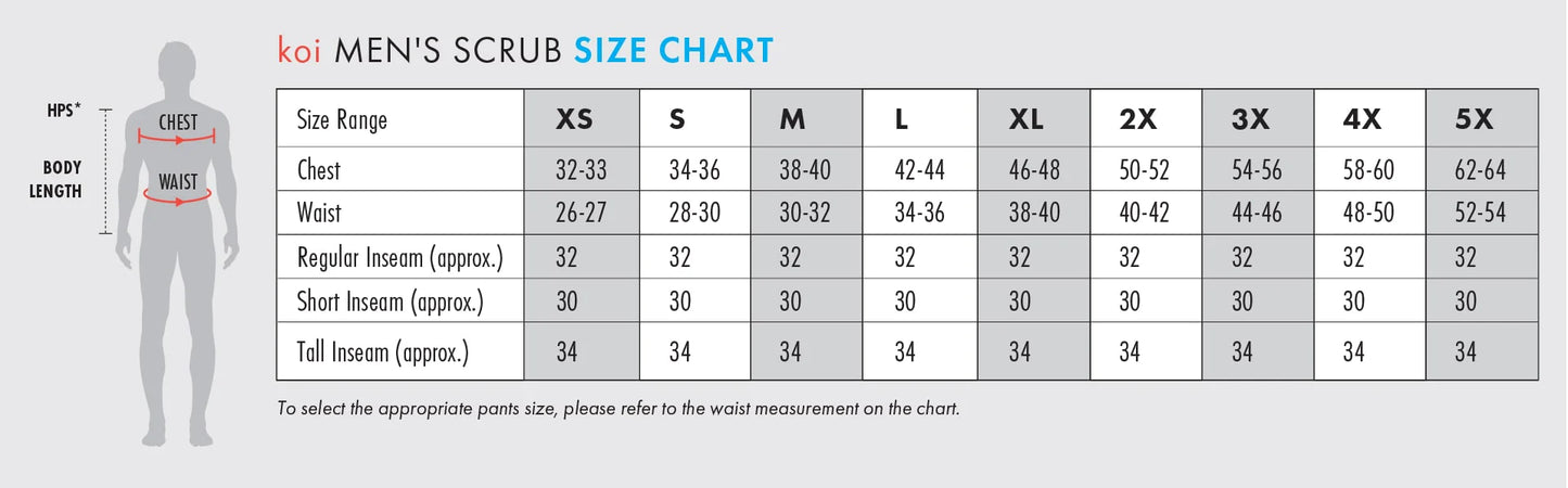 Men's 4-Pocket V-Neck Free To Be Top - 672 - Teal