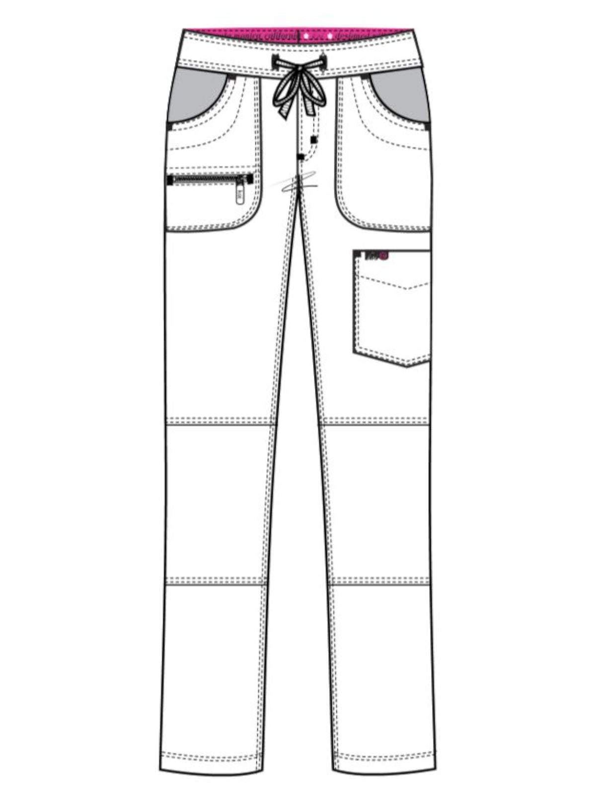 Women's 6-Pocket Stretch Peace Pant - 721 - True Ceil