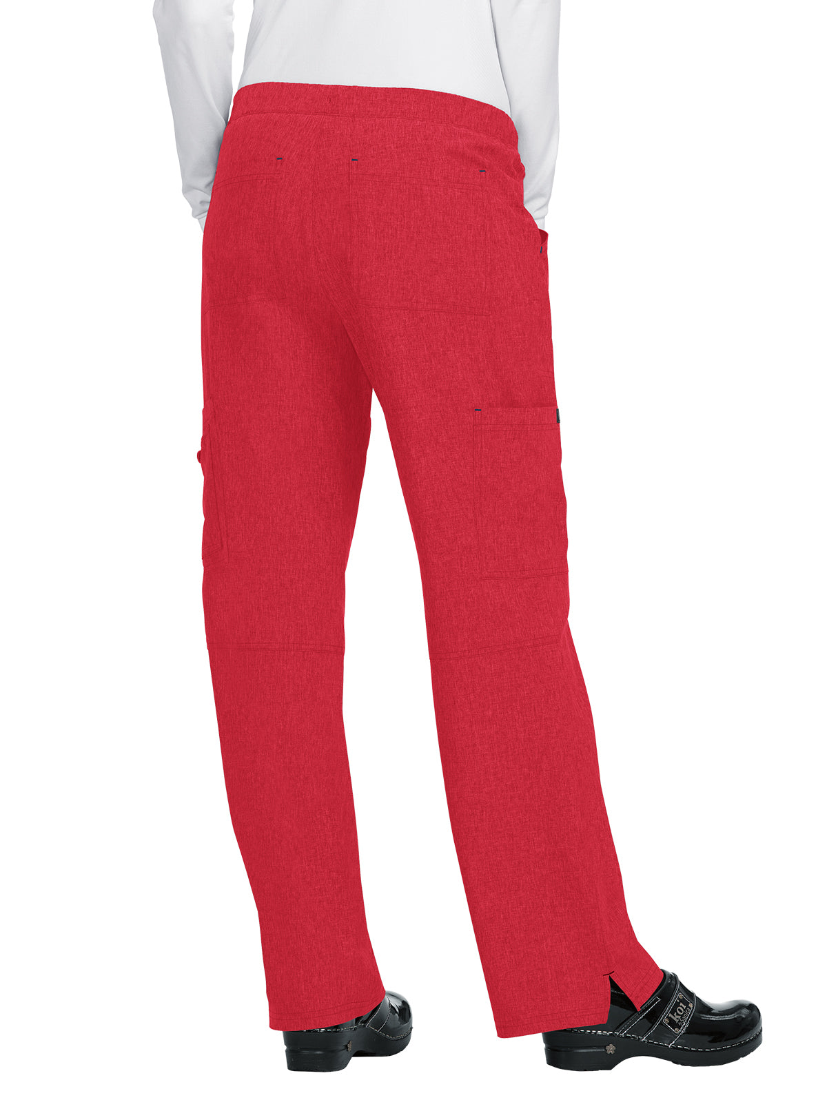 Women's 8-Pocket Stretch Cargo Holly Pant - 731 - Heather Candy Red
