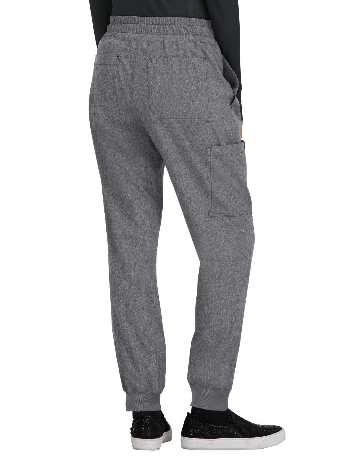 Women's 5-Pocket Stretch Jogger Gemma Pant - 741 - Heather Grey