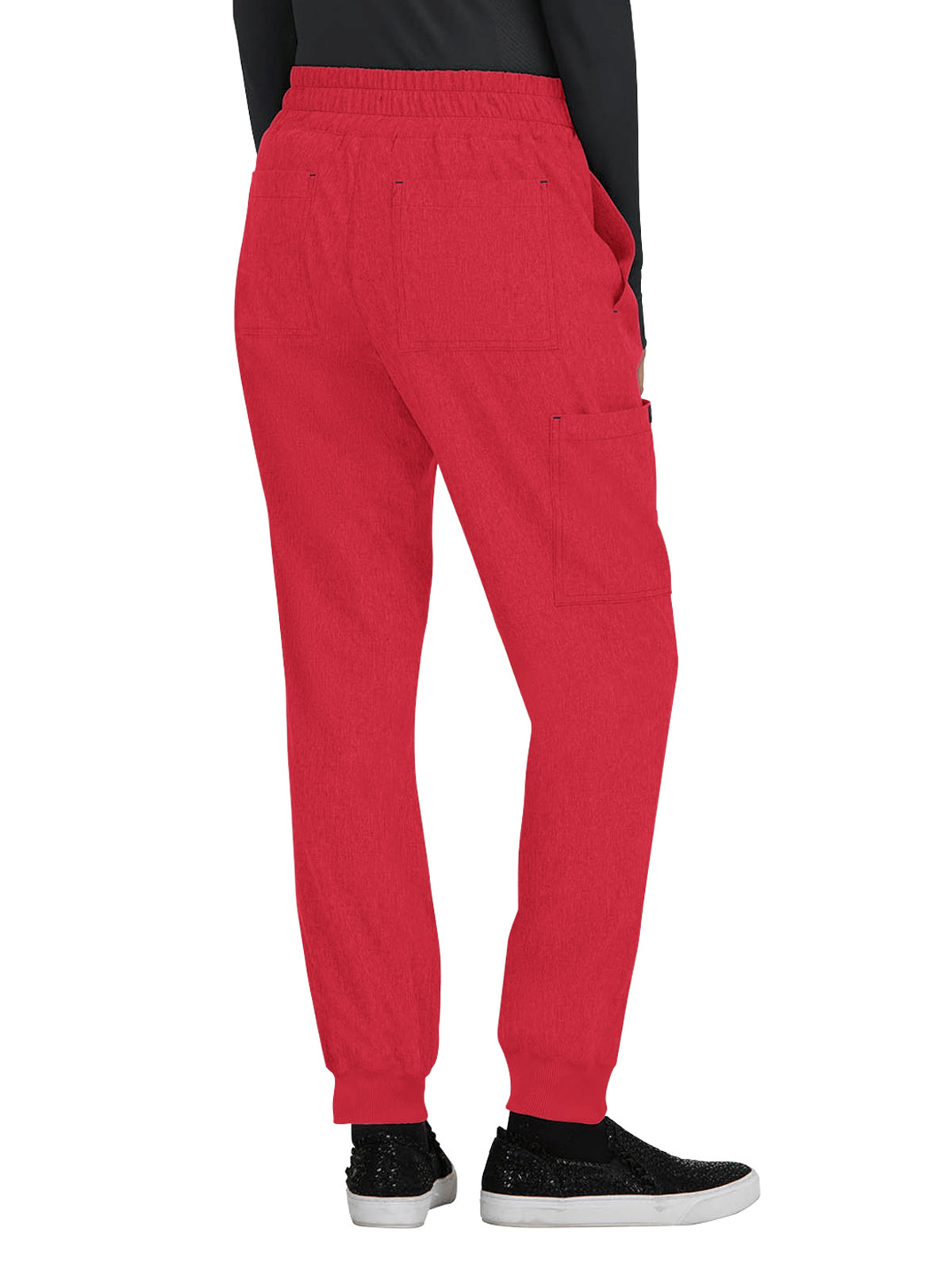 Women's 5-Pocket Stretch Jogger Gemma Pant - 741 - Heather Candy Red