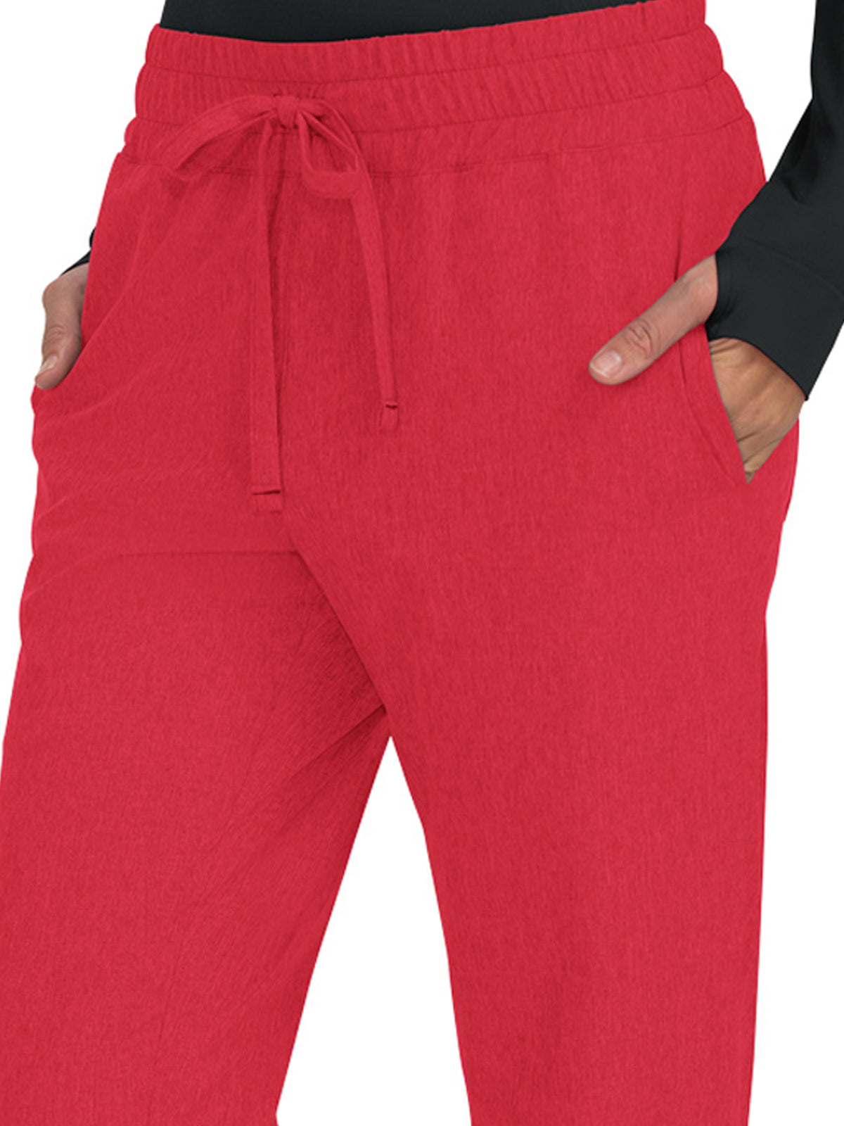 Women's 5-Pocket Stretch Jogger Gemma Pant - 741 - Heather Candy Red