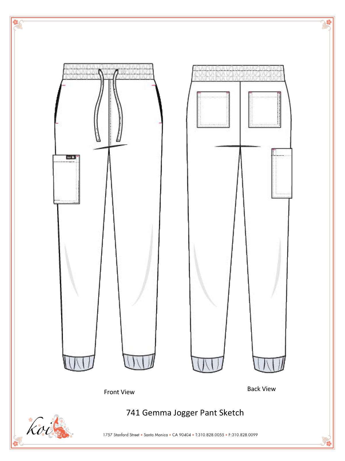 Women's 5-Pocket Stretch Jogger Gemma Pant - 741 - Eggplant