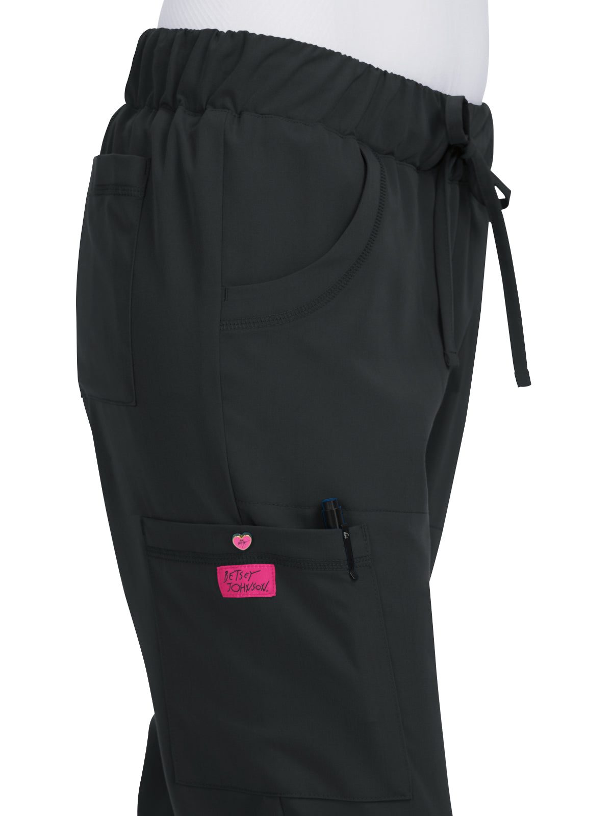 Women's 6-Pocket Slim Fit Buttercup Pant - B700 - Black