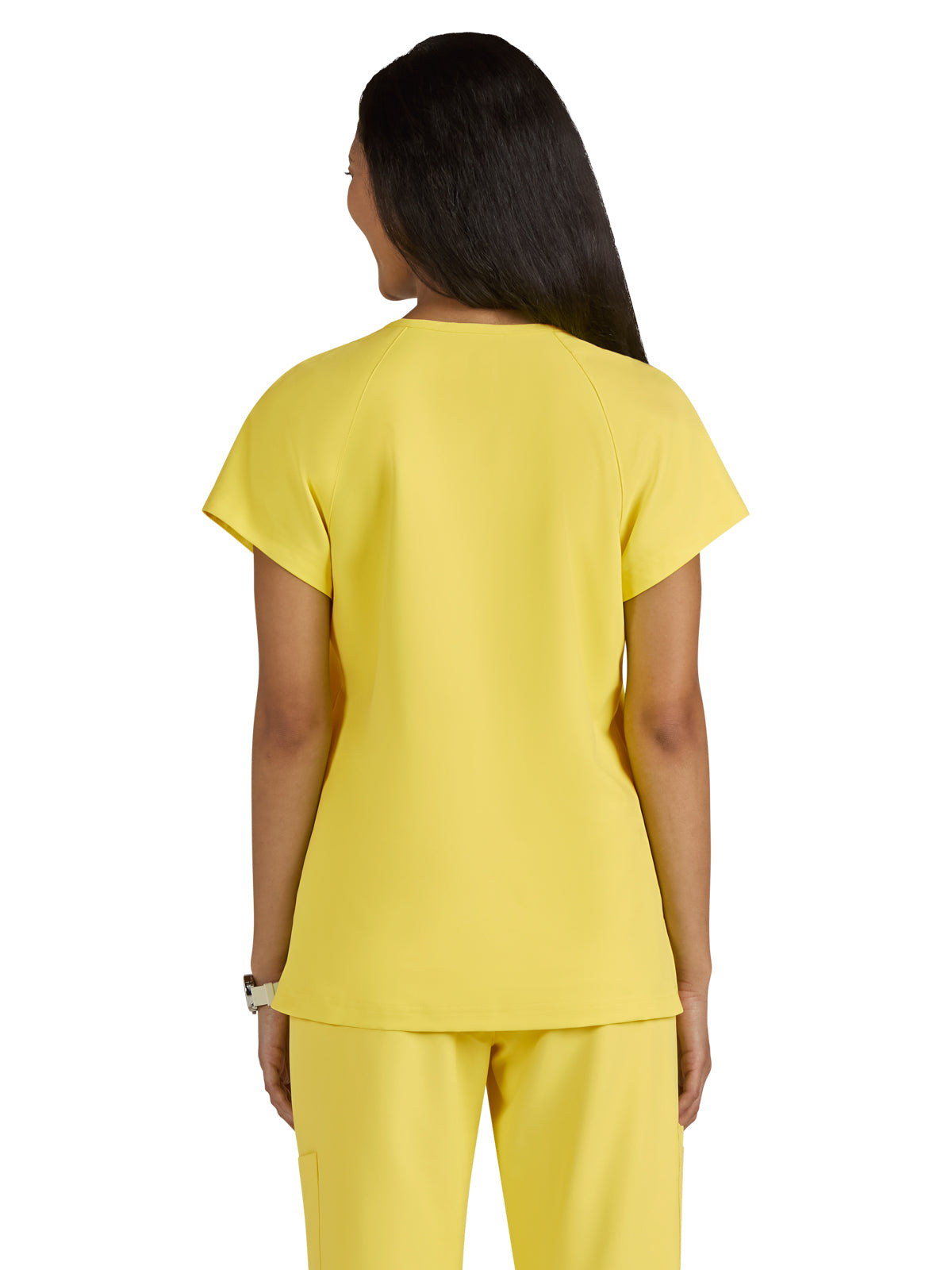 Women's Zipper Neck Ecstatic Top - S100 - Loving Yellow