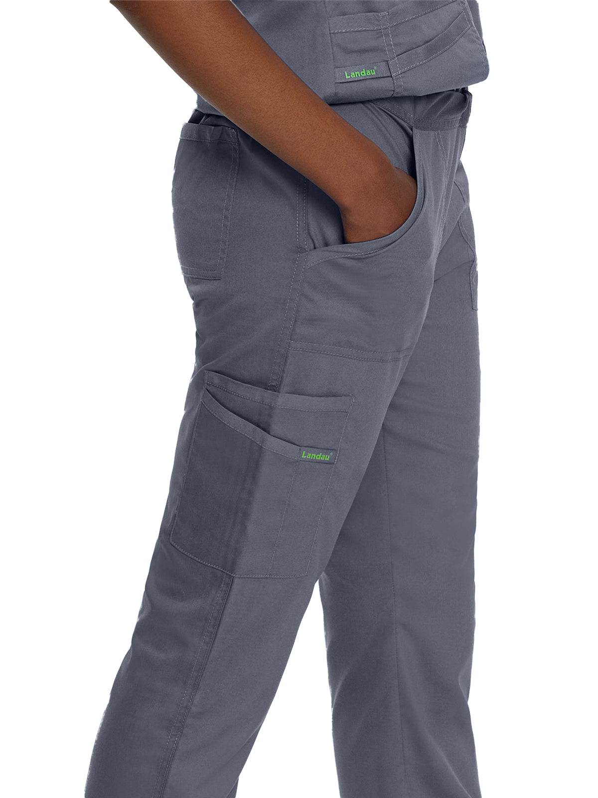 Women's 5-Pocket Straight Leg Cargo Pant - 2042 - Steel