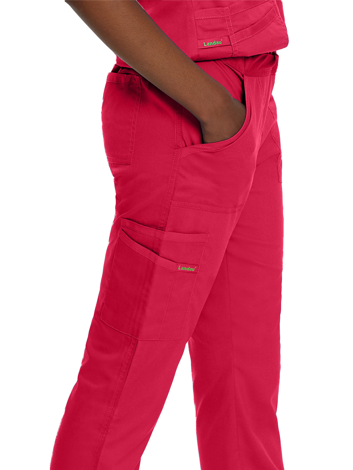 Women's 5-Pocket Straight Leg Cargo Pant - 2042 - True Red