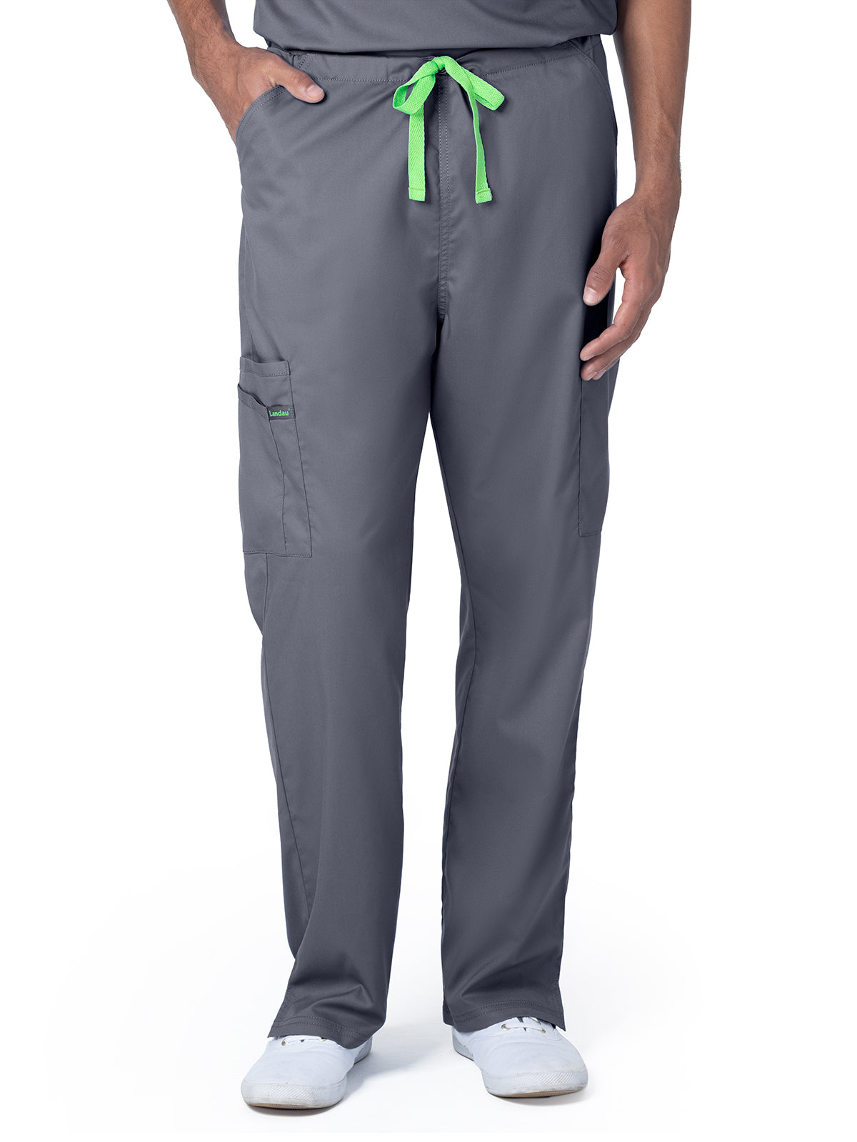 Unisex 6-Pocket Straight Leg Cargo Pant - 2104 - Steel