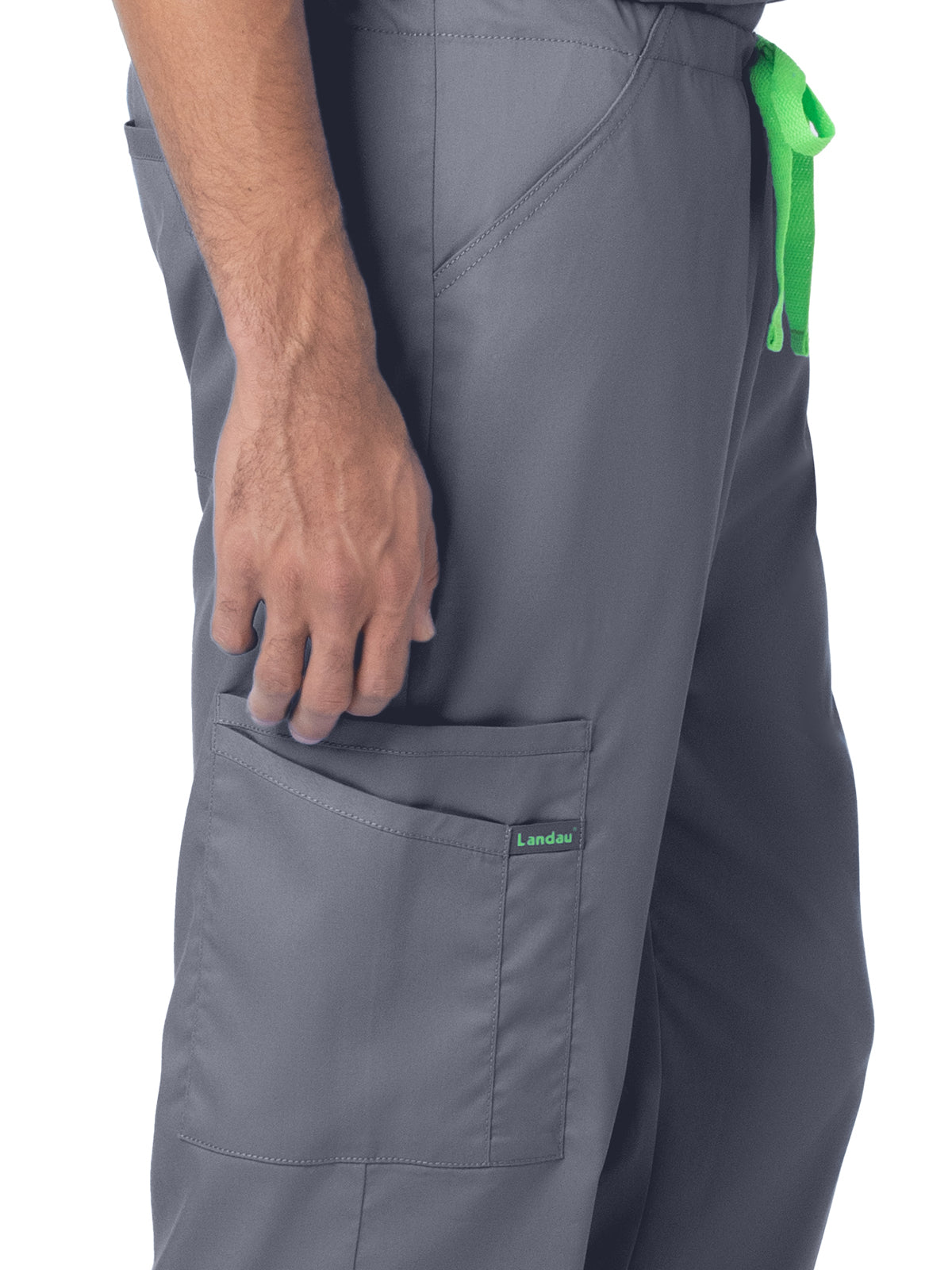 Unisex 6-Pocket Straight Leg Cargo Pant - 2104 - Steel