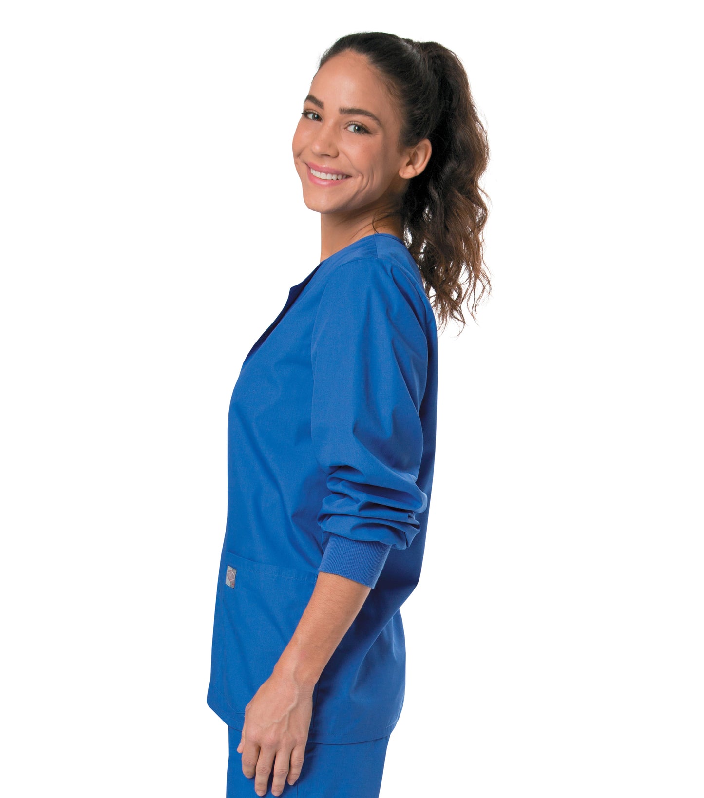 Unisex 3-Pocket Snap-Front Warm-Up Jacket - 75231 - Royal Blue